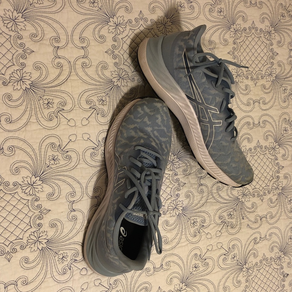 ASICS Light Blue camouflage Running Shoes